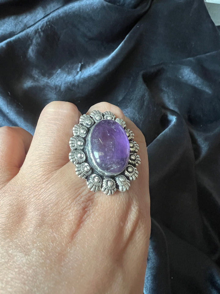 Statement Natural Gemstone Ring