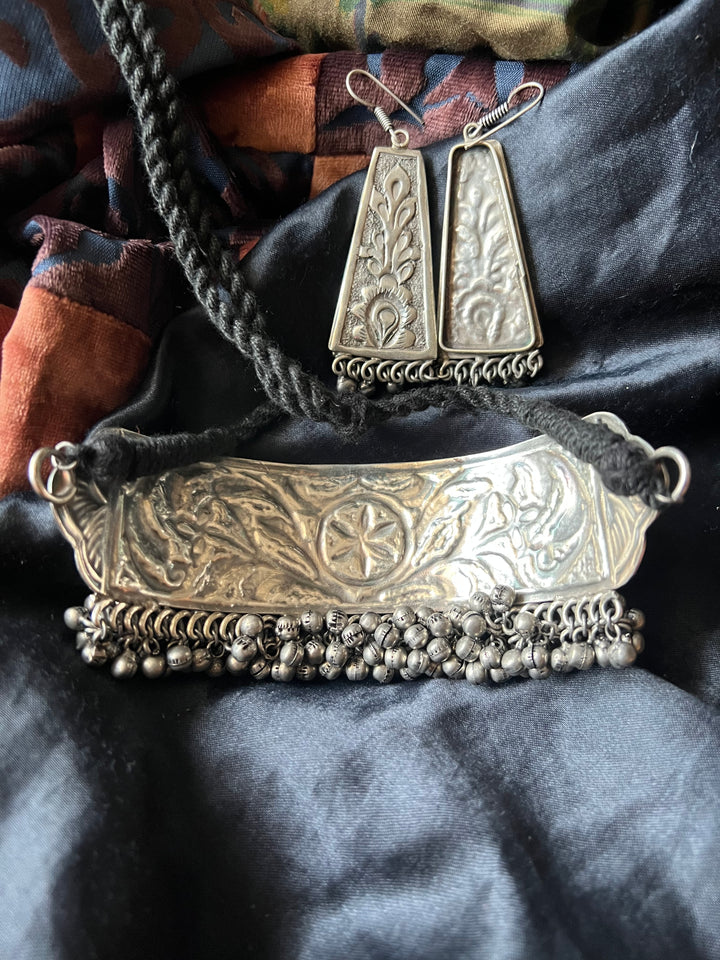 Antique Choker with Earrings