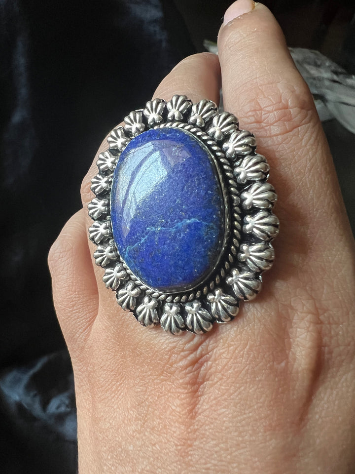 Statement Natural Gemstone Ring