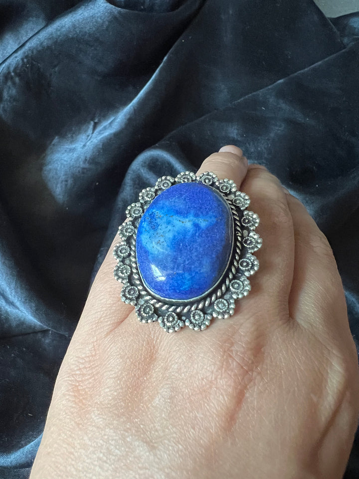 Statement Natural Gemstone Ring