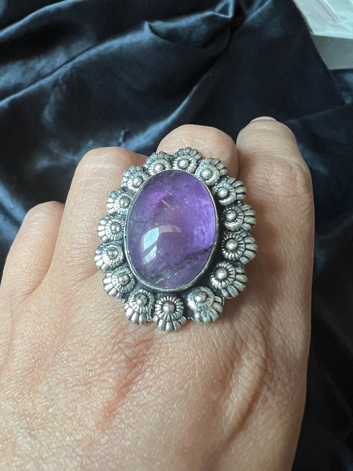 Statement Natural Gemstone Ring