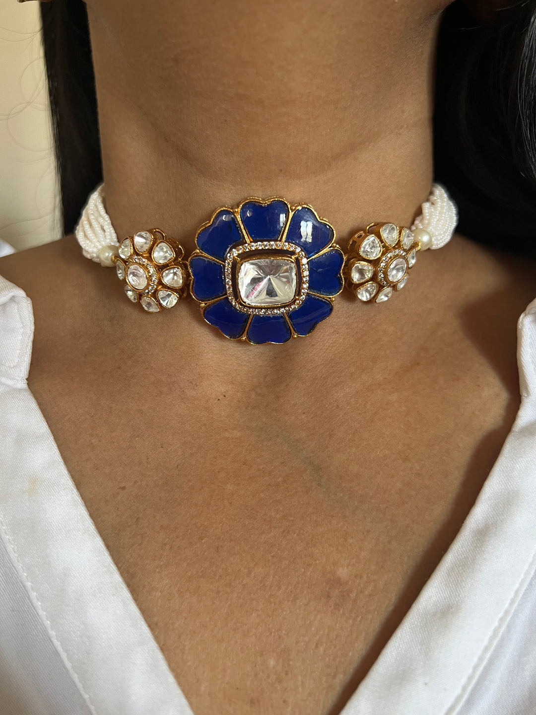 Kundan Choker with Studs
