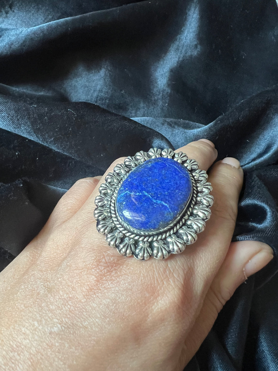 Statement Natural Gemstone Ring