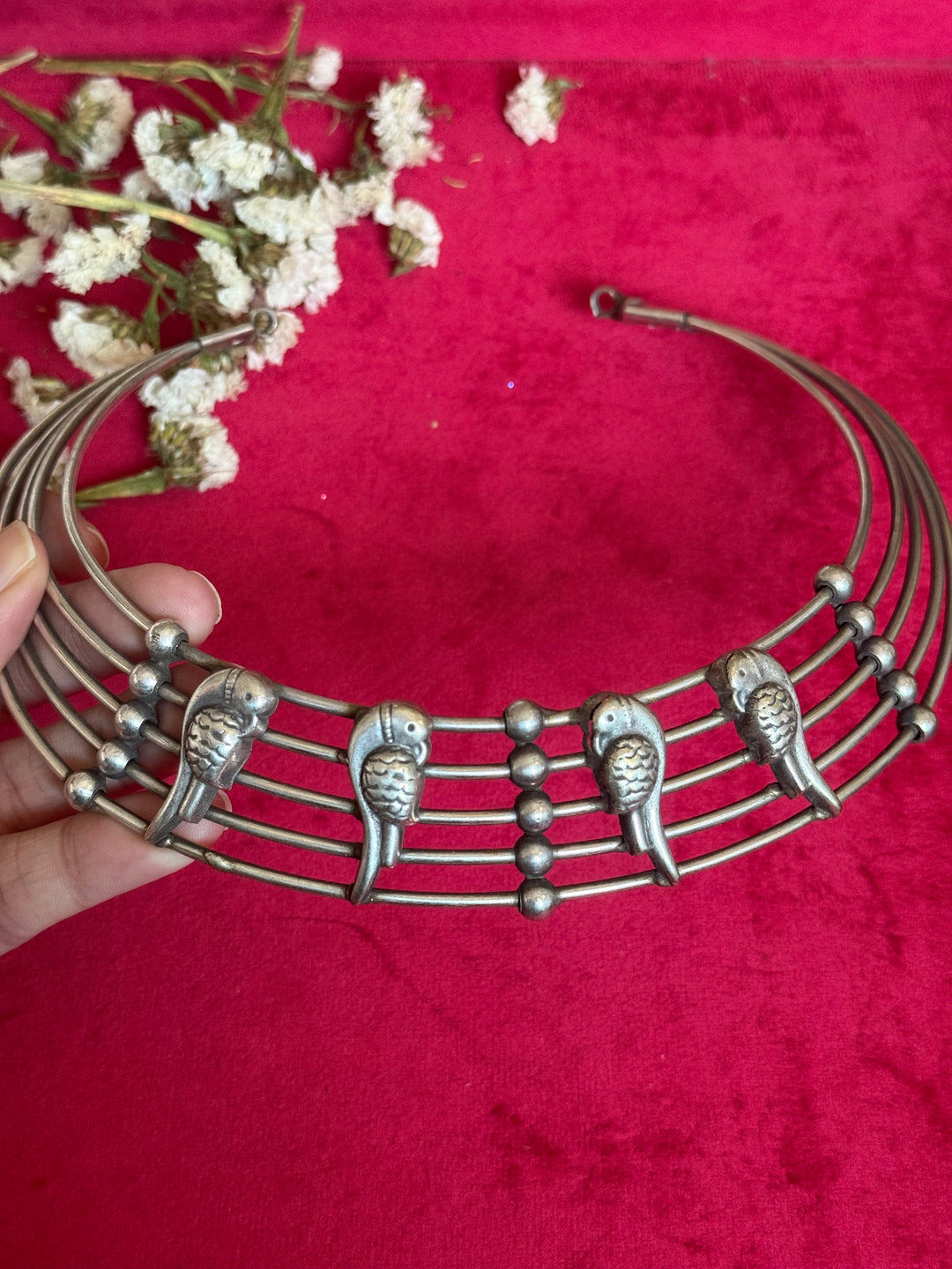 Handmade Tribal Hasli Necklace | Antique Polish Brass Statement Necklace