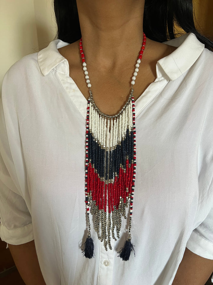 Tribal Coral Necklace