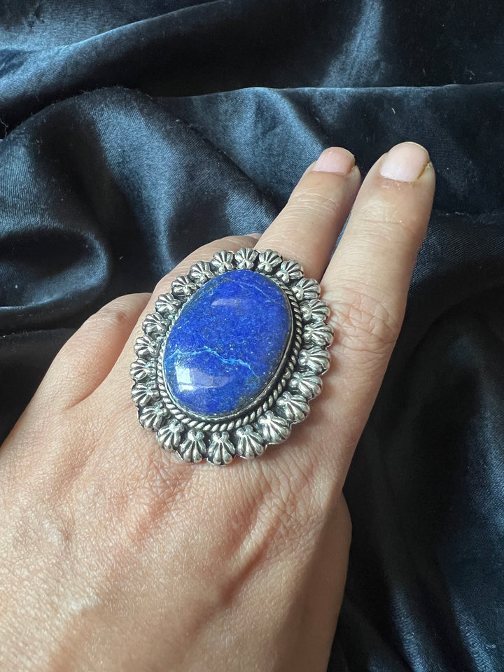 Statement Natural Gemstone Ring