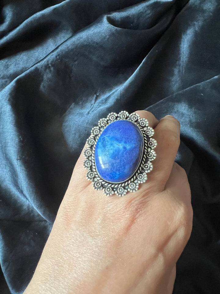 Statement Natural Gemstone Ring
