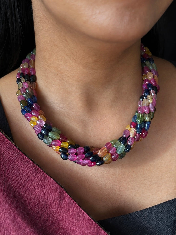 Multi Sapphire Necklace