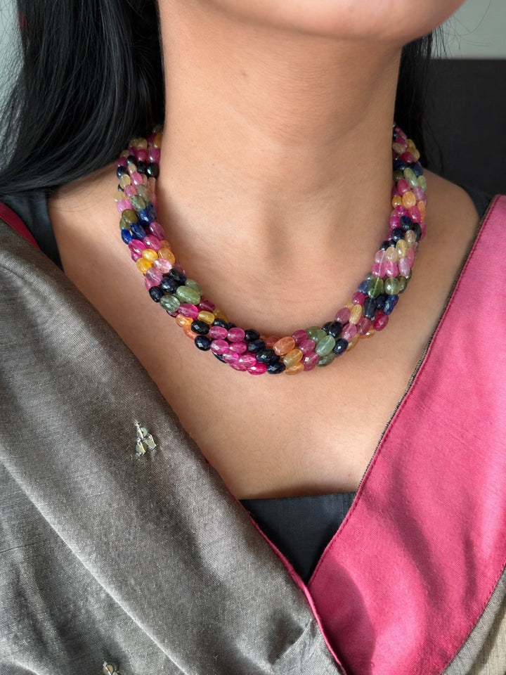 Multi Sapphire Necklace