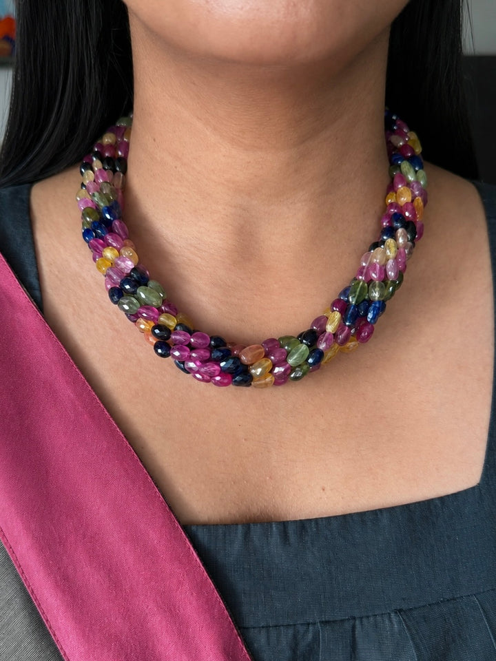 Multi Sapphire Necklace