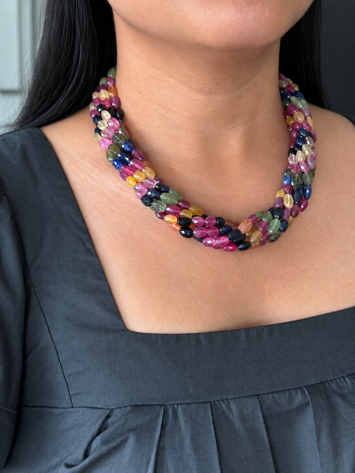 Multi Sapphire Necklace