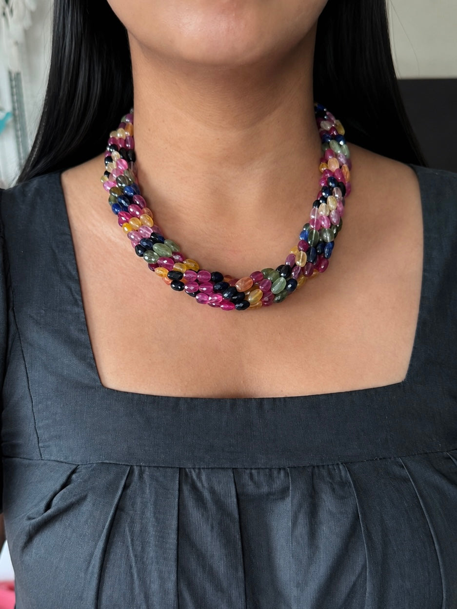 Multi Sapphire Necklace