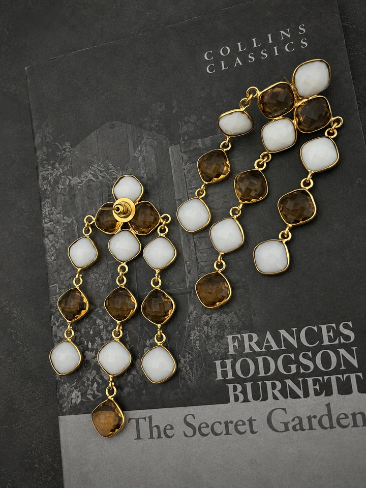 Statement Gemstones Earrings
