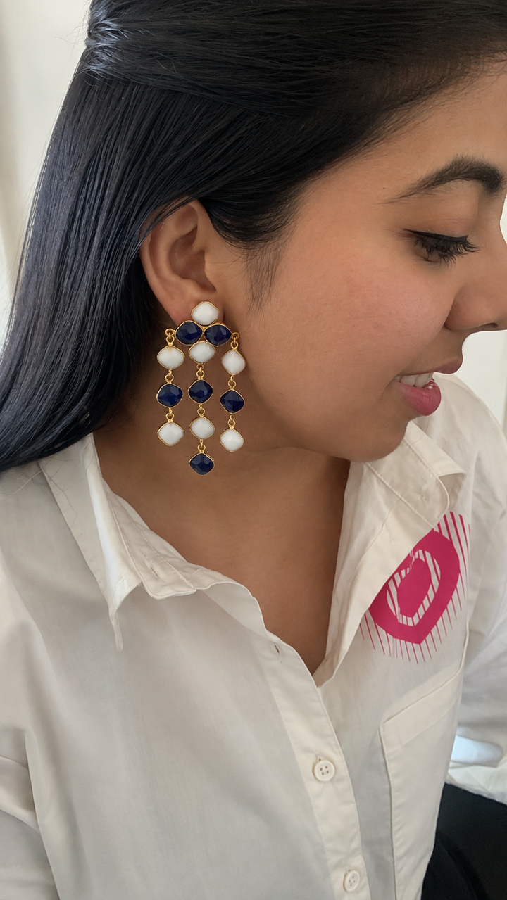 Statement Gemstones Earrings