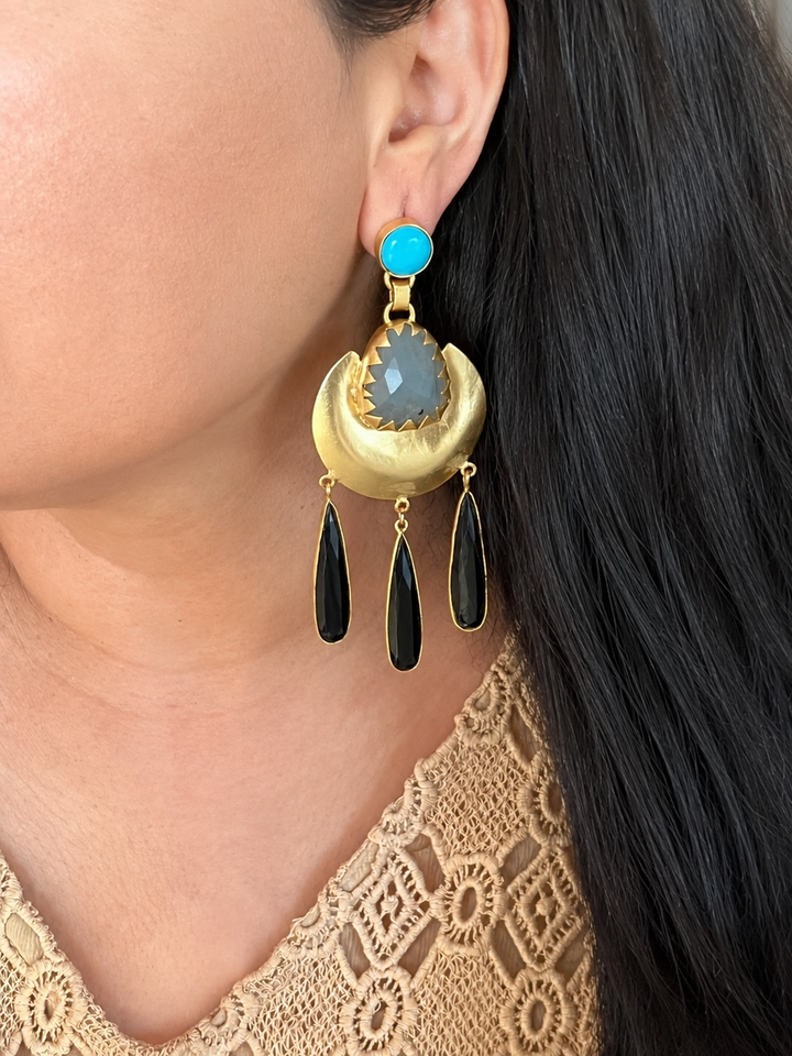 Designer Gemstone Earrings