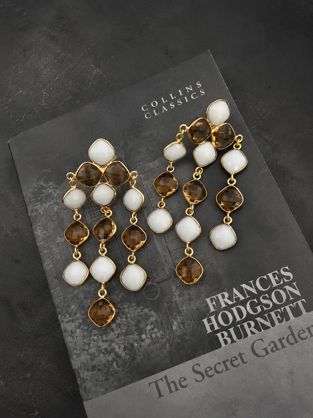 Statement Gemstones Earrings