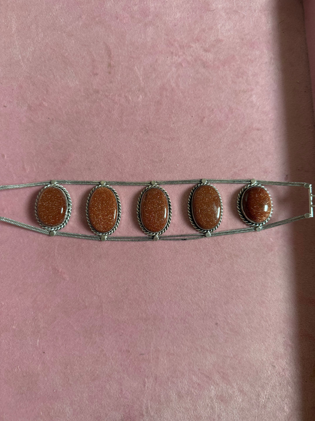 Statement Sunstone Gemstone Choker / One-of-a-kind Jewelry/ Indian Choker