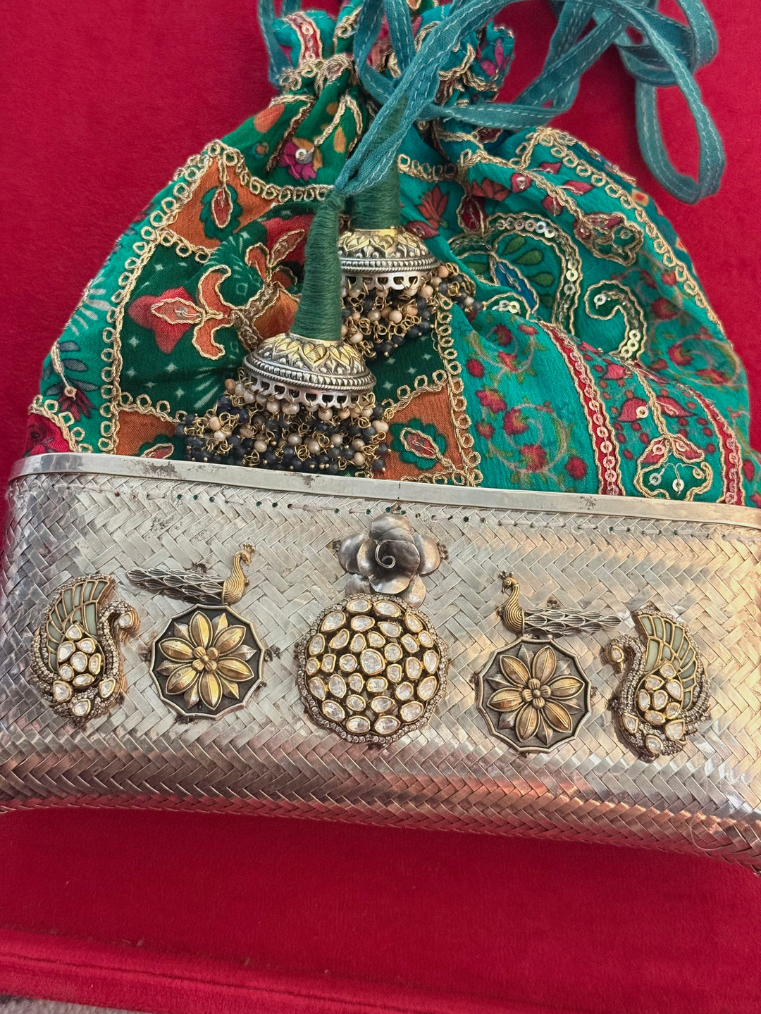 One of a Kind 925 Silver Purse Bag | SHIVKA
