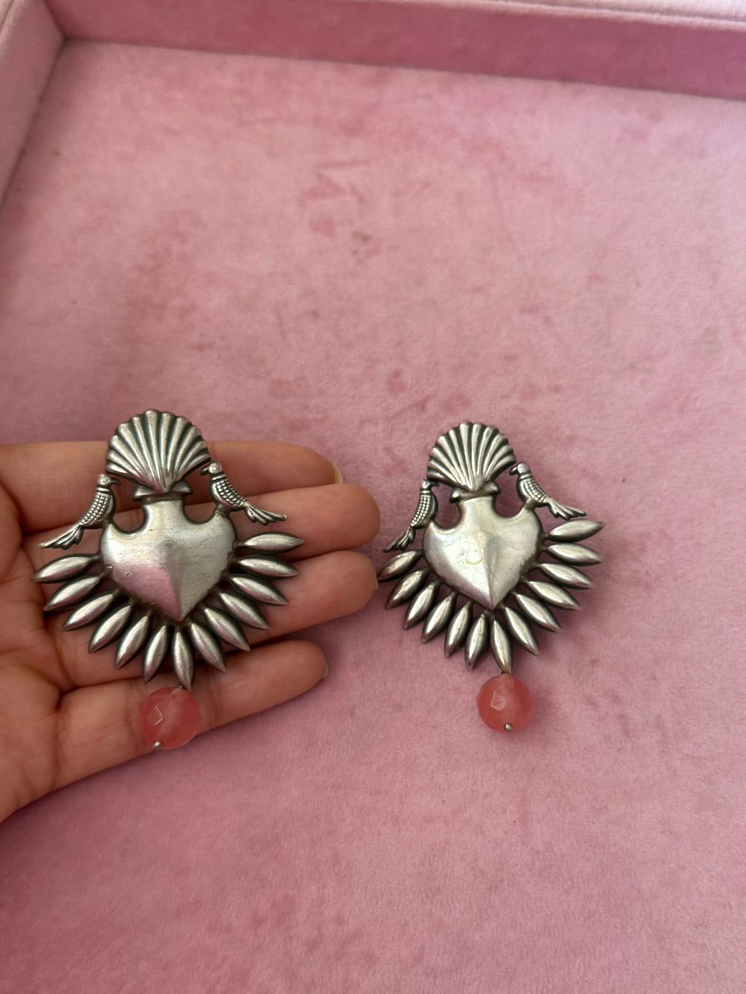 Tribal Drop Brass Earrings | Lightweight Statement Earrings | SHIVKA
