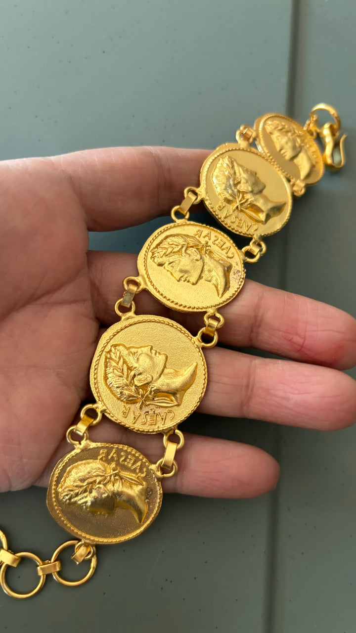Caesar Gold Tone Bracelet - Unparalleled Quality and Style