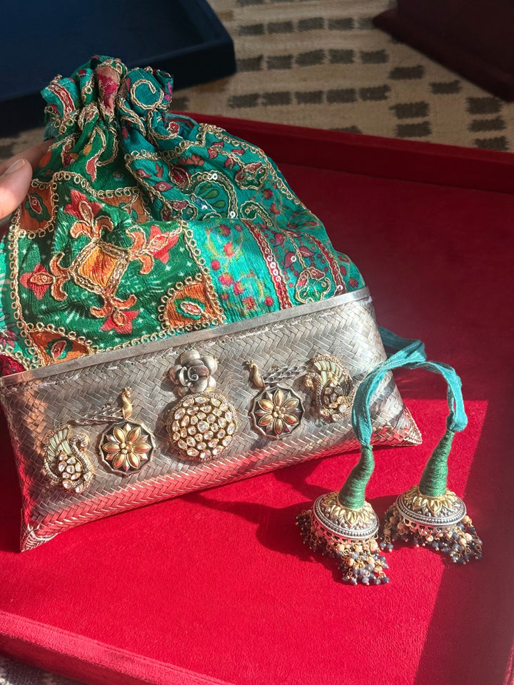 One of a Kind 925 Silver Purse Bag | SHIVKA