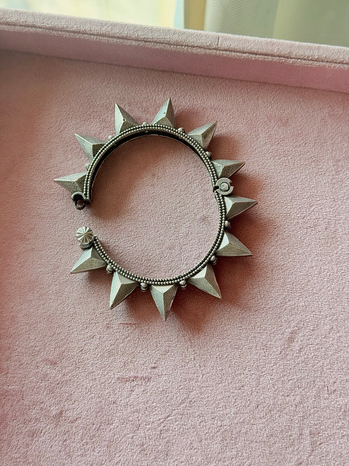 Elegant Brass Kadas - Premium Quality Silver Replica