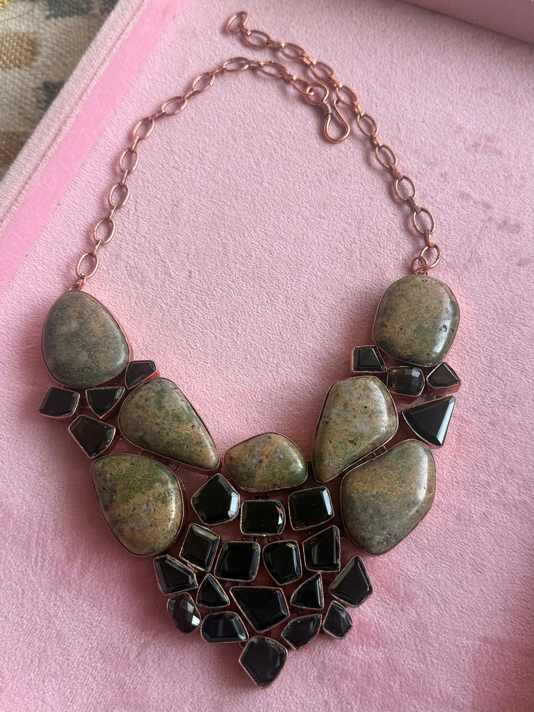Statement Black Onyx Necklace