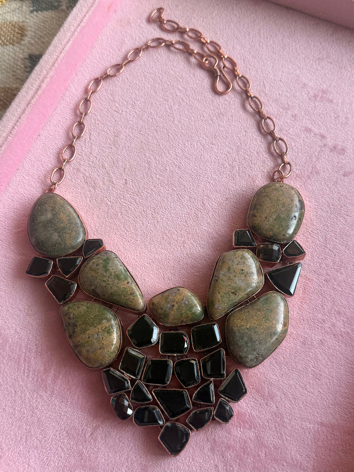 Statement Black Onyx Necklace