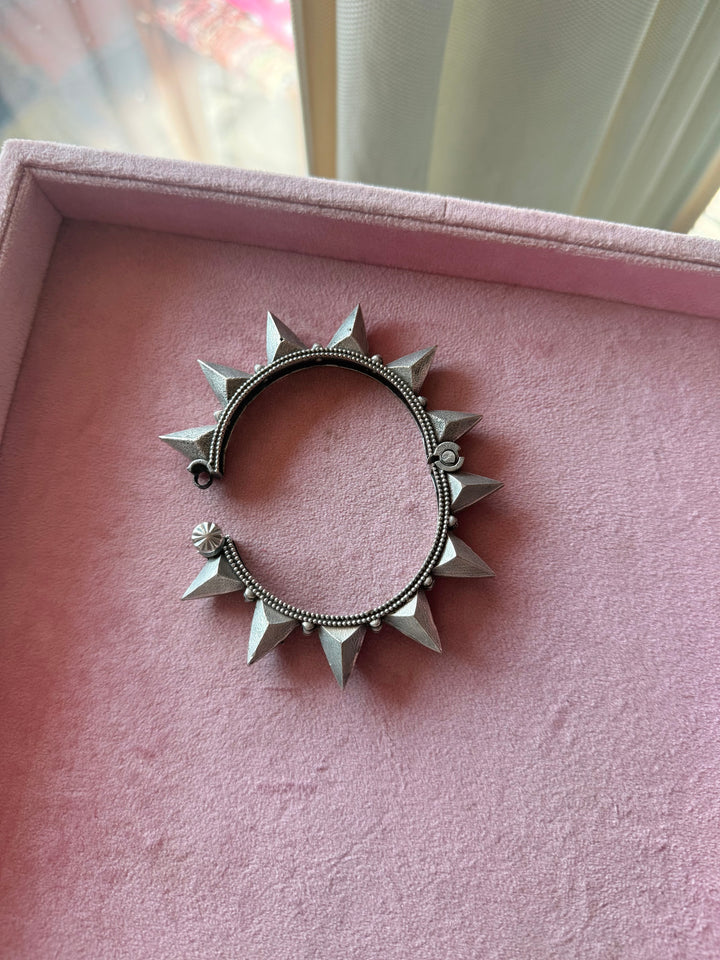 Elegant Brass Kadas - Premium Quality Silver Replica