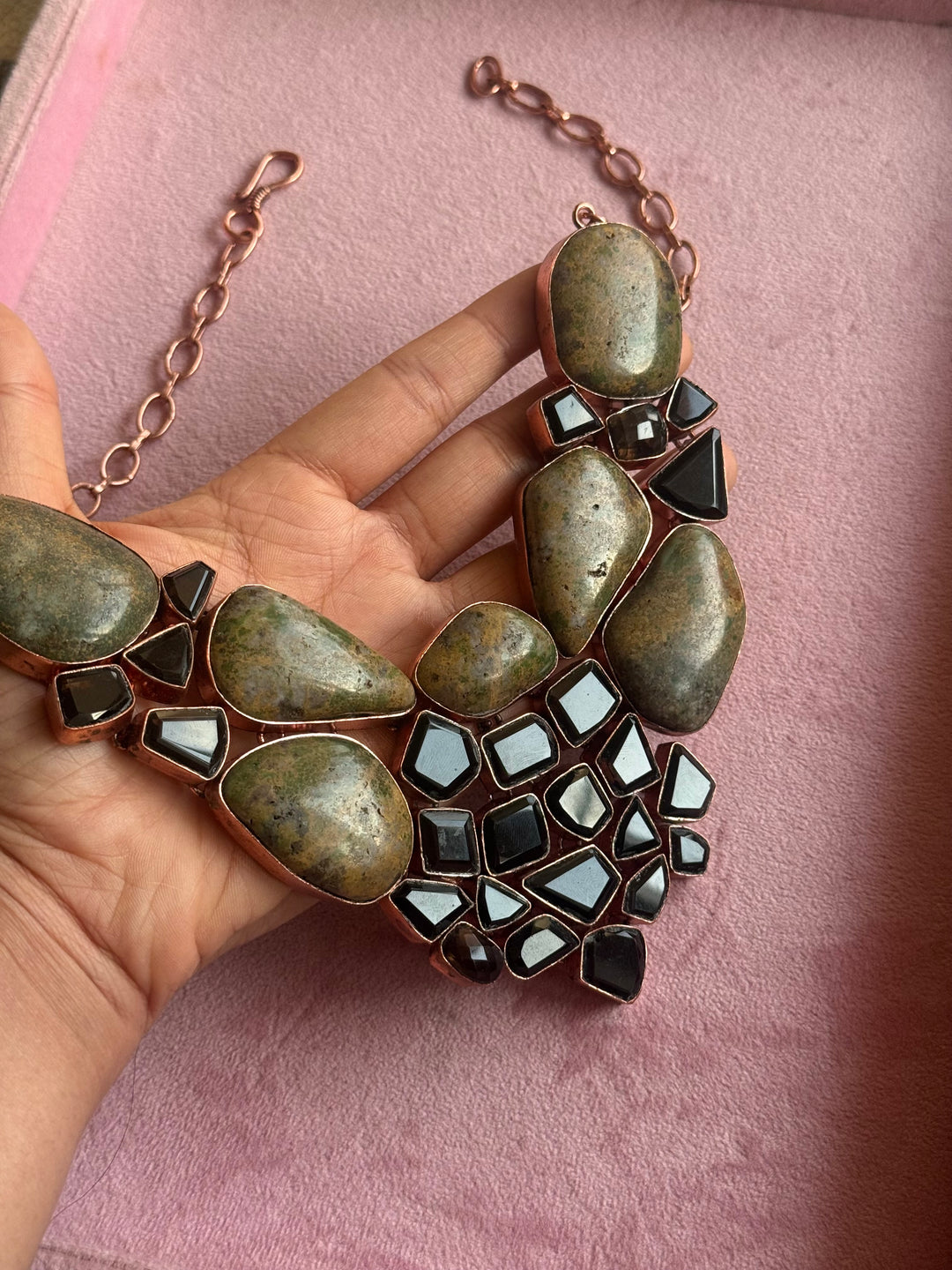 Statement Black Onyx Necklace