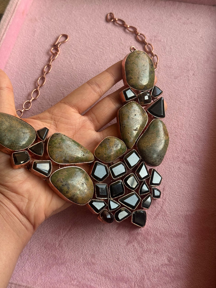 Statement Black Onyx Necklace