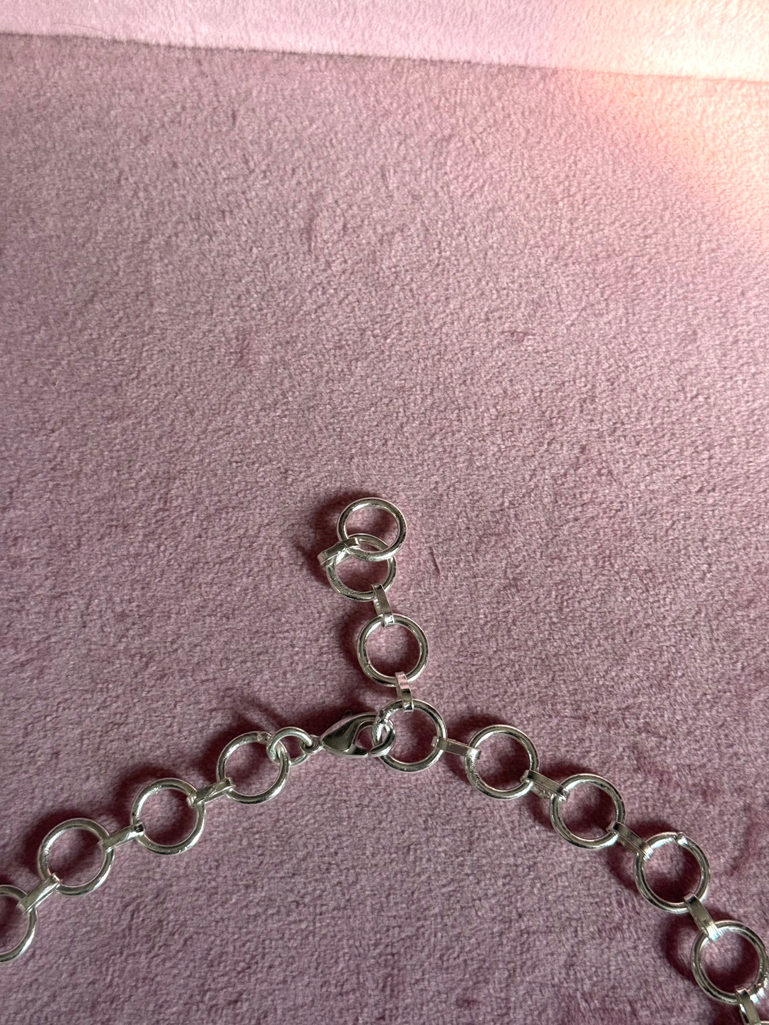 Statement Choker – Silver Brass, Adjustable Necklace