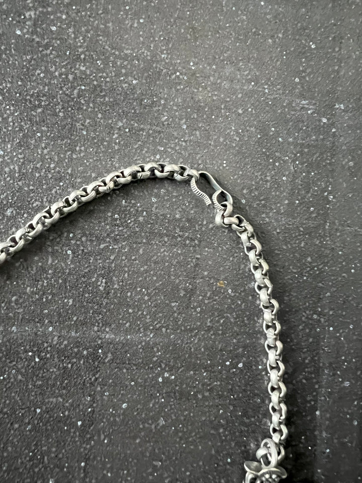 Handmade Tribal Antique Brass Necklace | Adjustable Dori Statement Jewelry