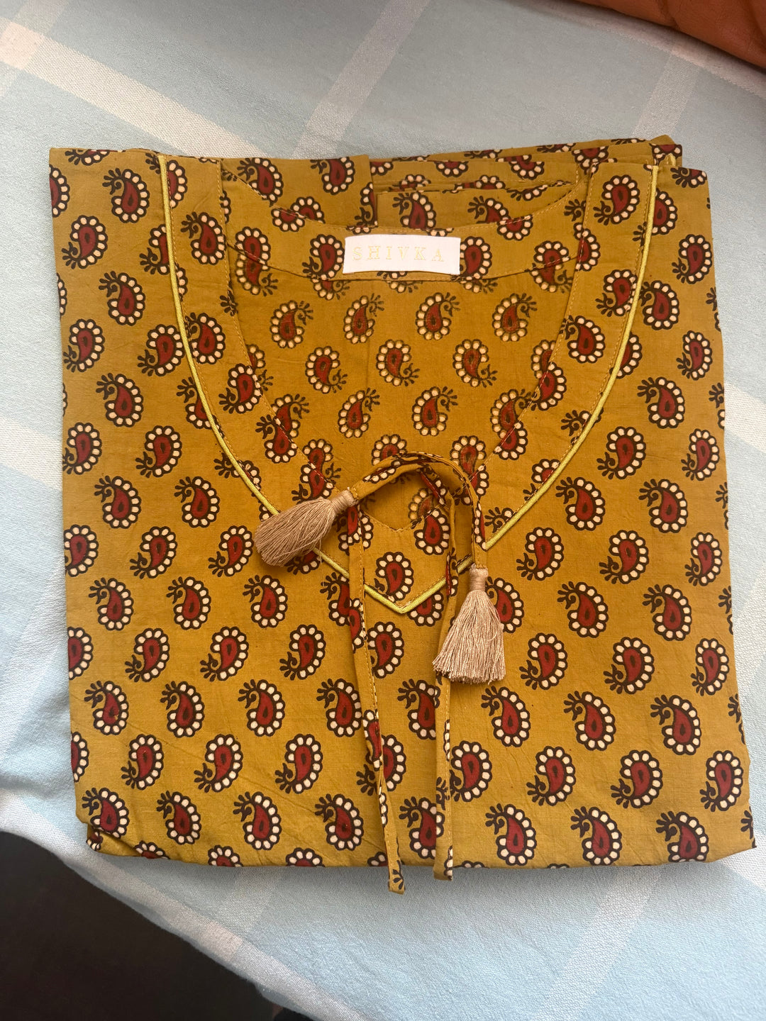 100% Cotton Kaftan: Indian Print Loungewear