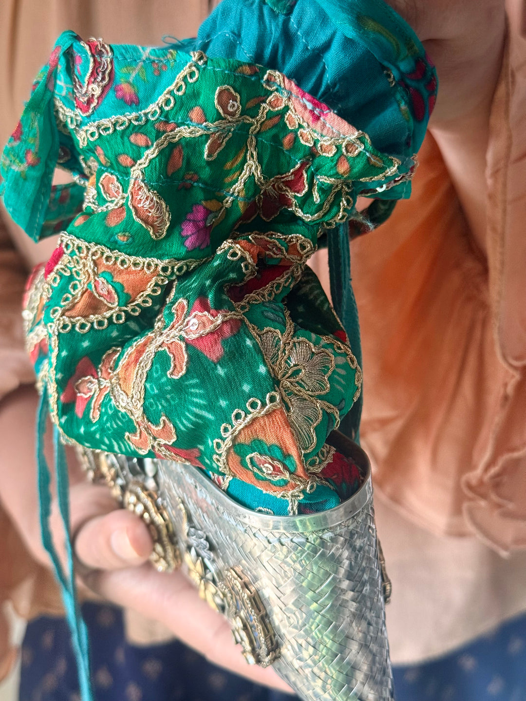 One of a Kind 925 Silver Purse Bag | SHIVKA