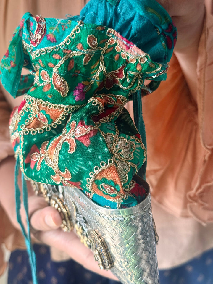 One of a Kind 925 Silver Purse Bag | SHIVKA