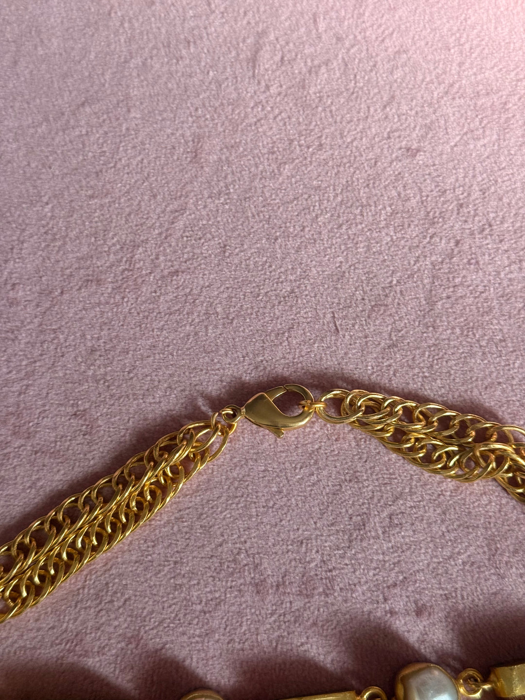 Statement Choker – Gold Brass, Adjustable Necklace