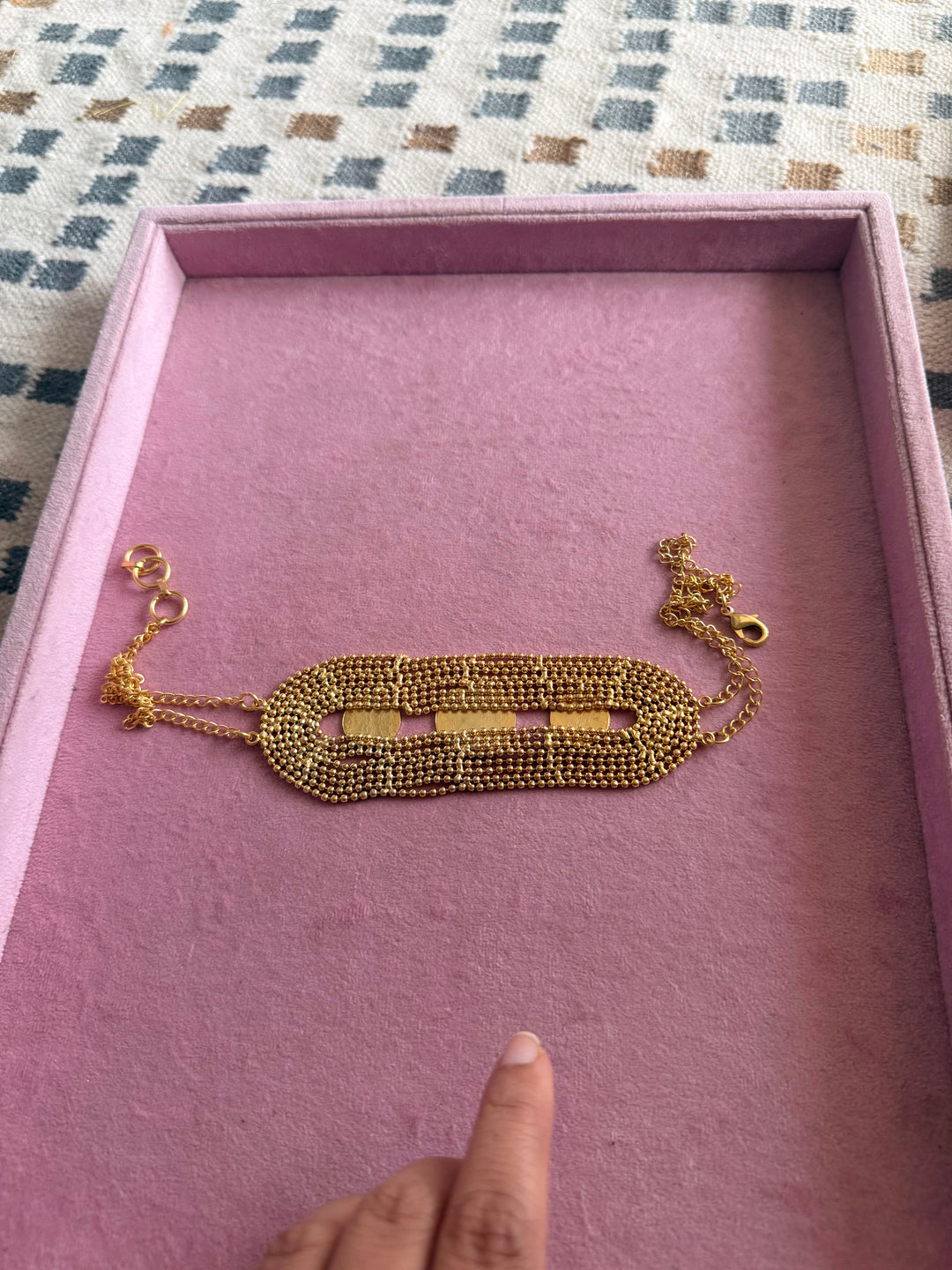 Handmade Statement Choker | Brass Adjustable Lobster Claw Jewelry