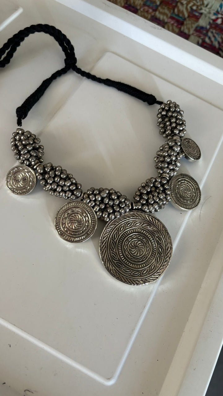 Exquisite Hand painted Ghungroo Pendant Necklace - Elevate Your Elegance