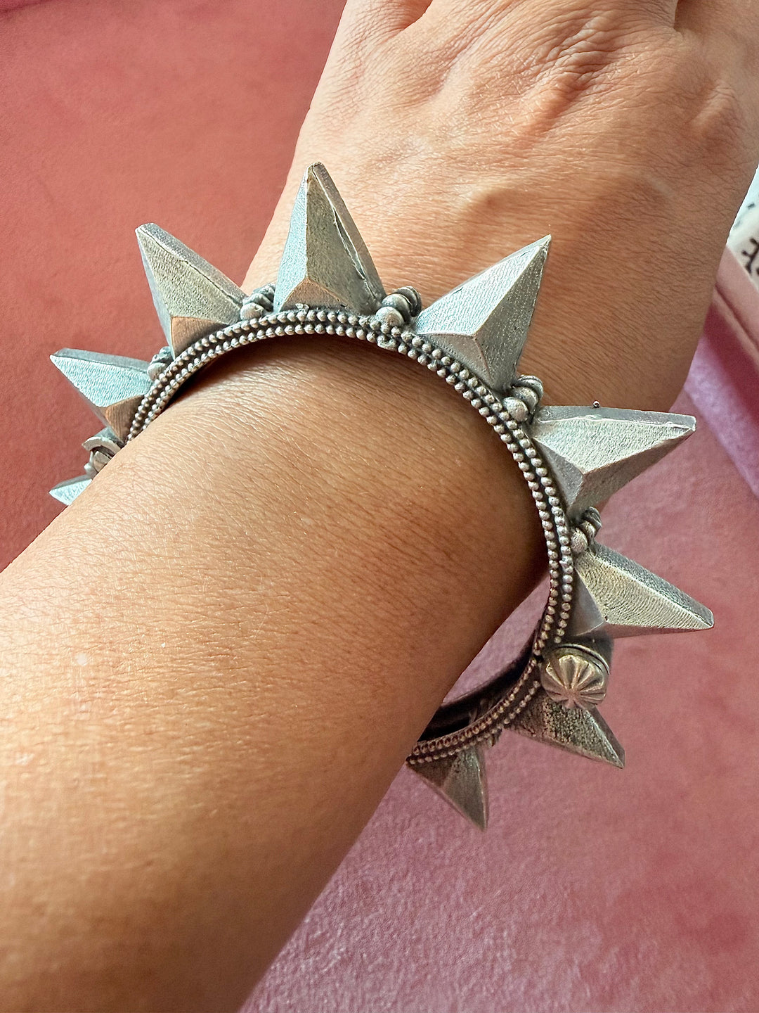 Elegant Brass Kadas - Premium Quality Silver Replica