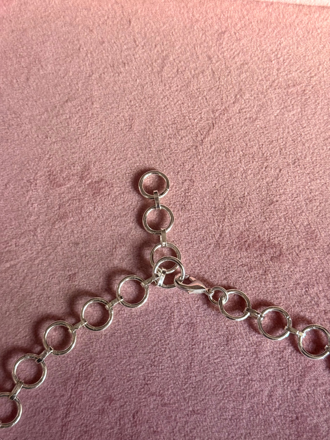 Statement Choker – Silver Brass, Adjustable Necklace