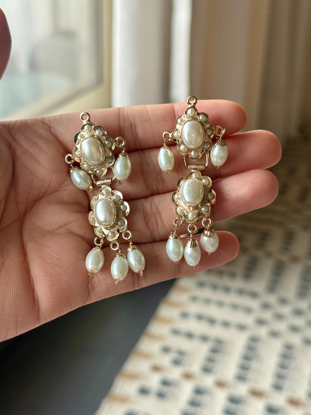 Statement Necklace Set | 18k Gold Plated | Pearls