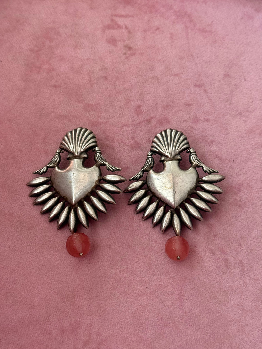 Tribal Drop Brass Earrings | Lightweight Statement Earrings | SHIVKA