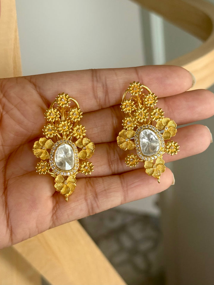 Handmade Bird Designer Necklace Set | Gold & Black Rhodium | SHIVKA
