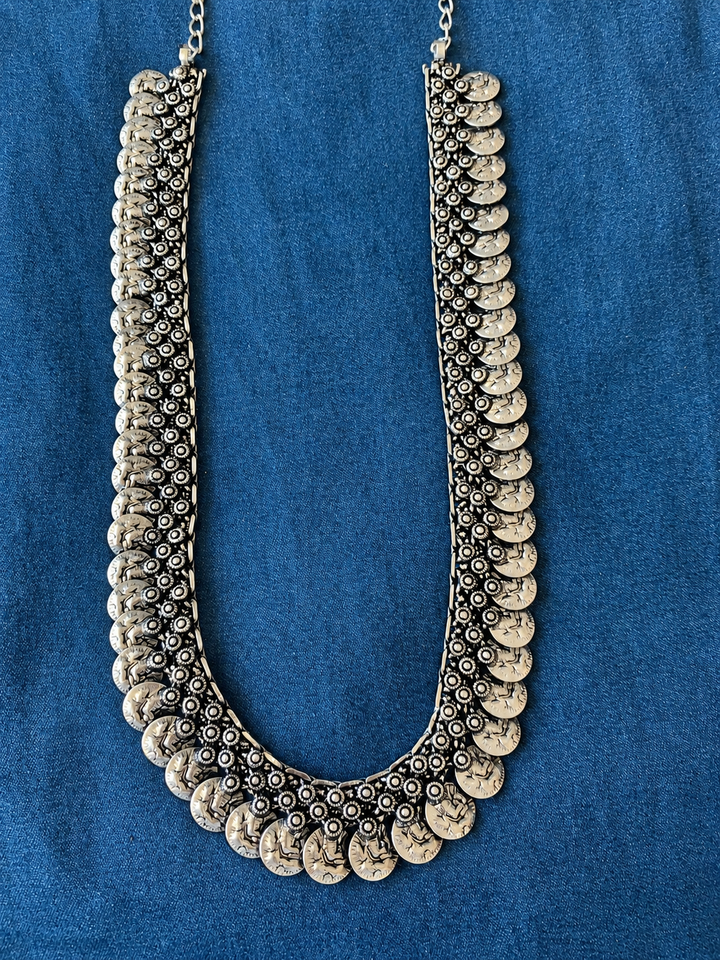 Ganesha Coin Long Necklace