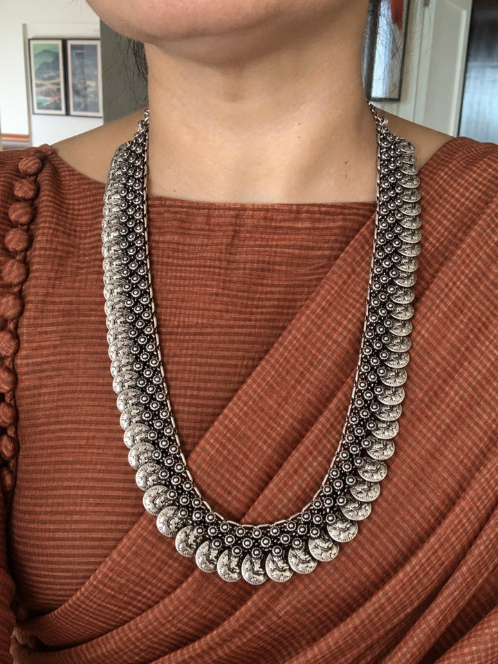 Ganesha Coin Long Necklace