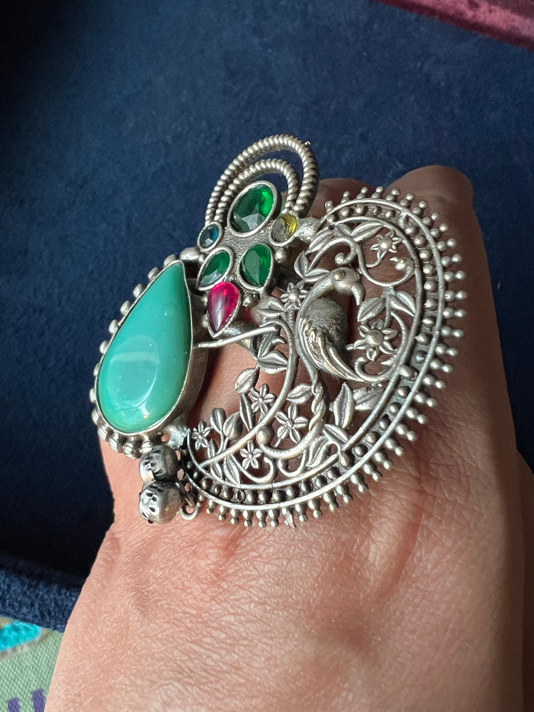 One-of-a-Kind Designer Fusion Ring - Premium Brass