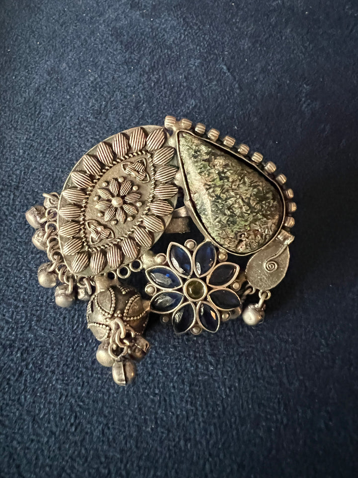 One-of-a-Kind Designer Fusion Ring - Premium Brass