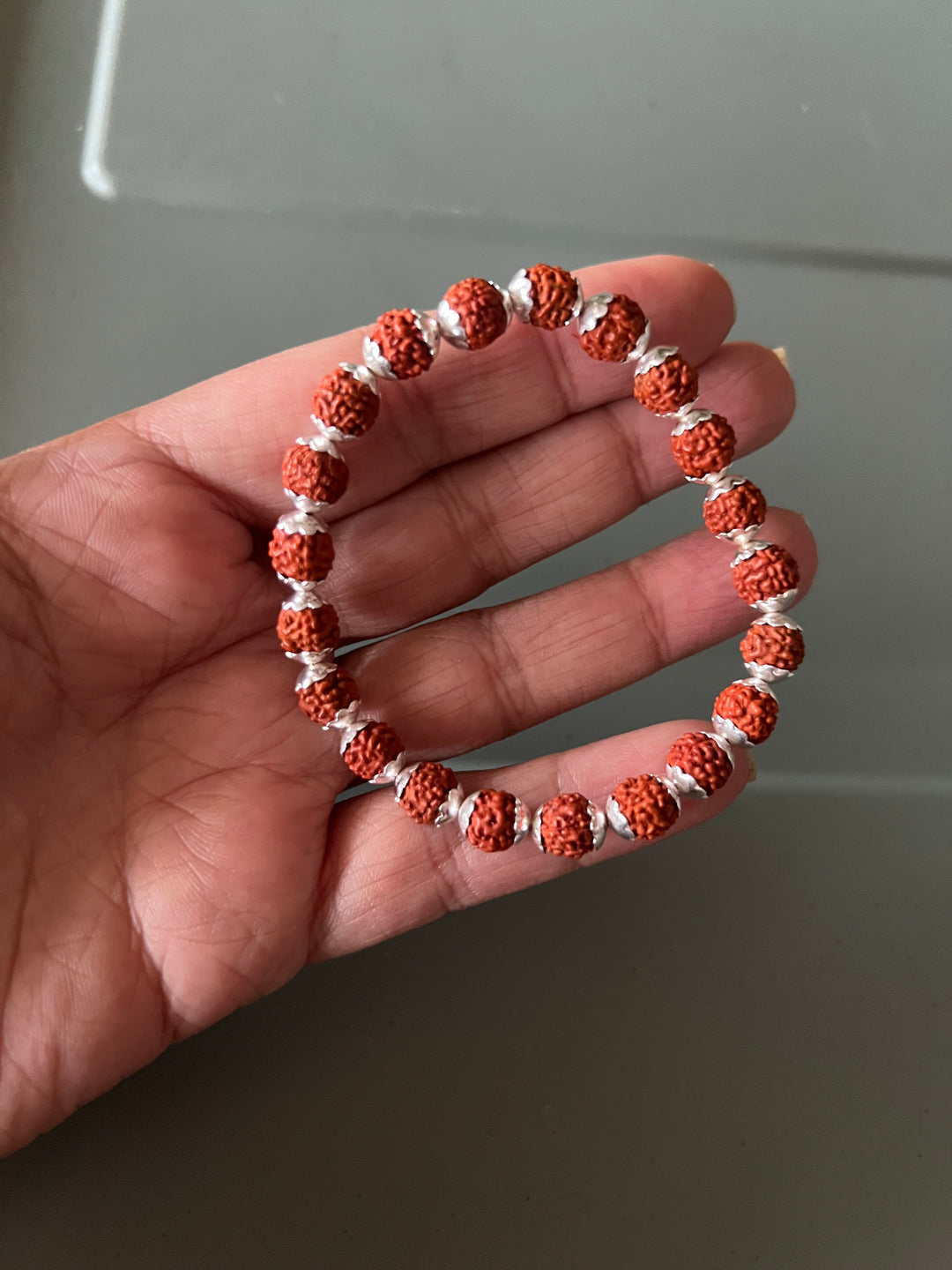 Exquisite Rudraksh Silver Bracelet - Unparalleled Quality and Style