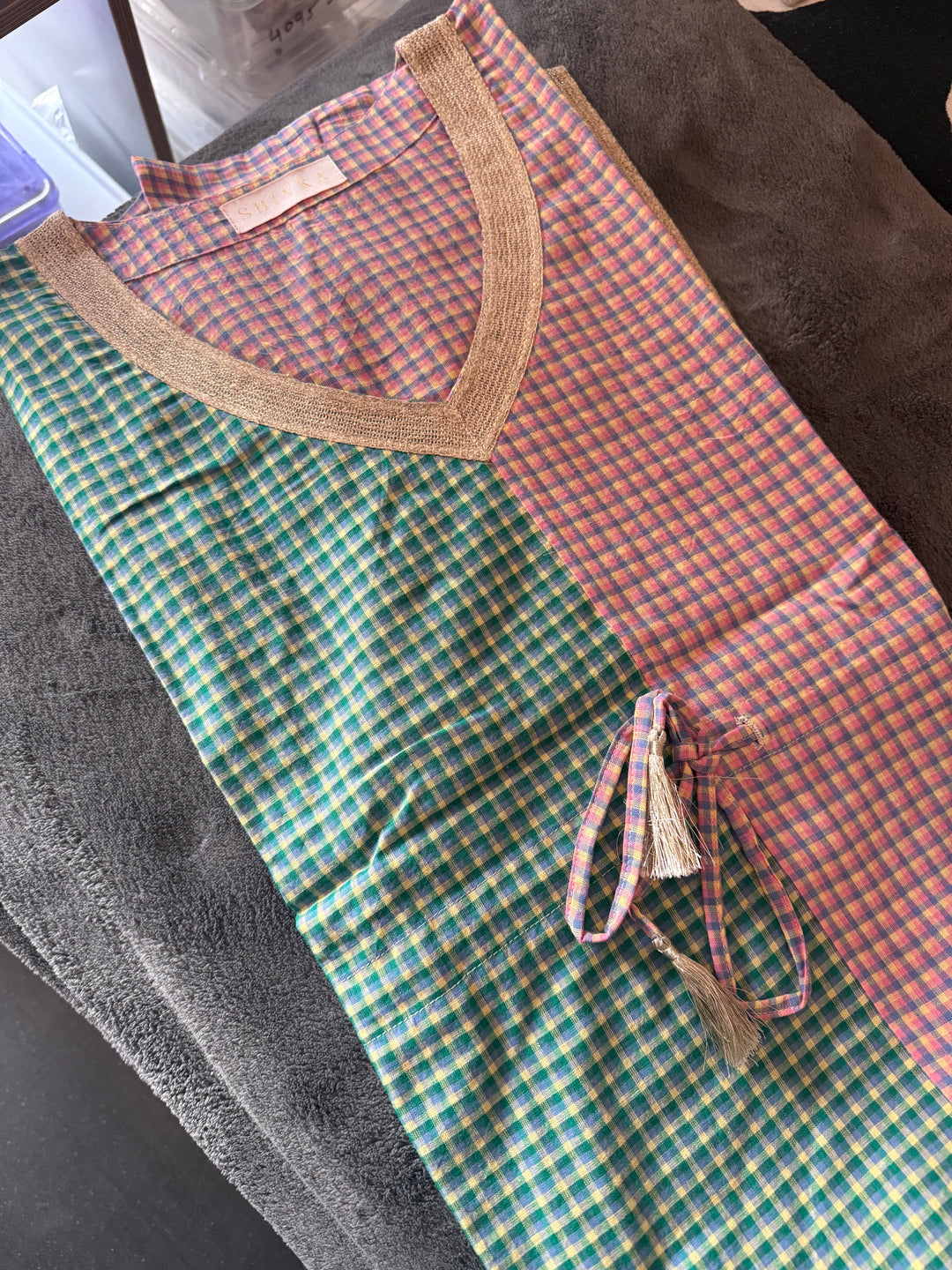 100% Cotton Kaftan: Indian Print Loungewear